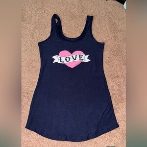 Tank top navy blue